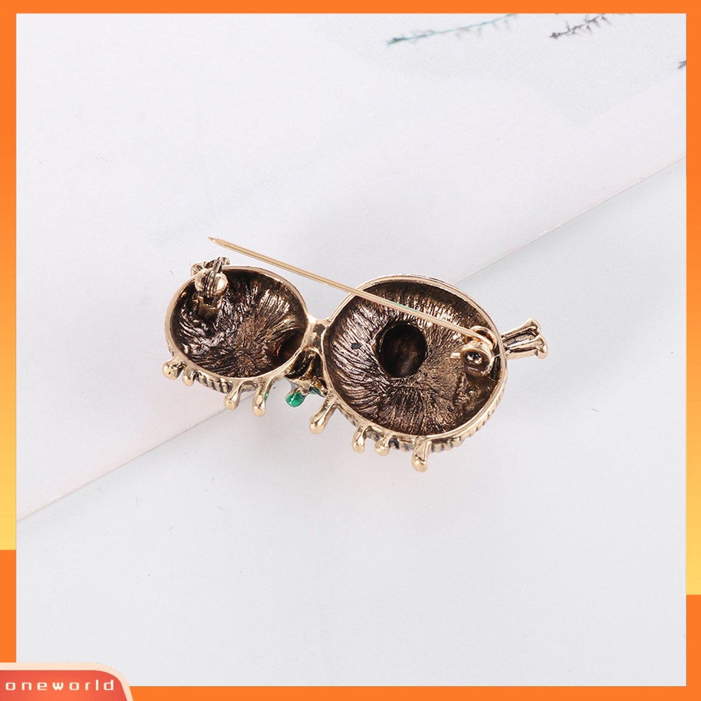 [ONE] Vintage Bola Benang Bentuk Domba Ganda Bros Pin Perhiasan Aksesori Pakaian