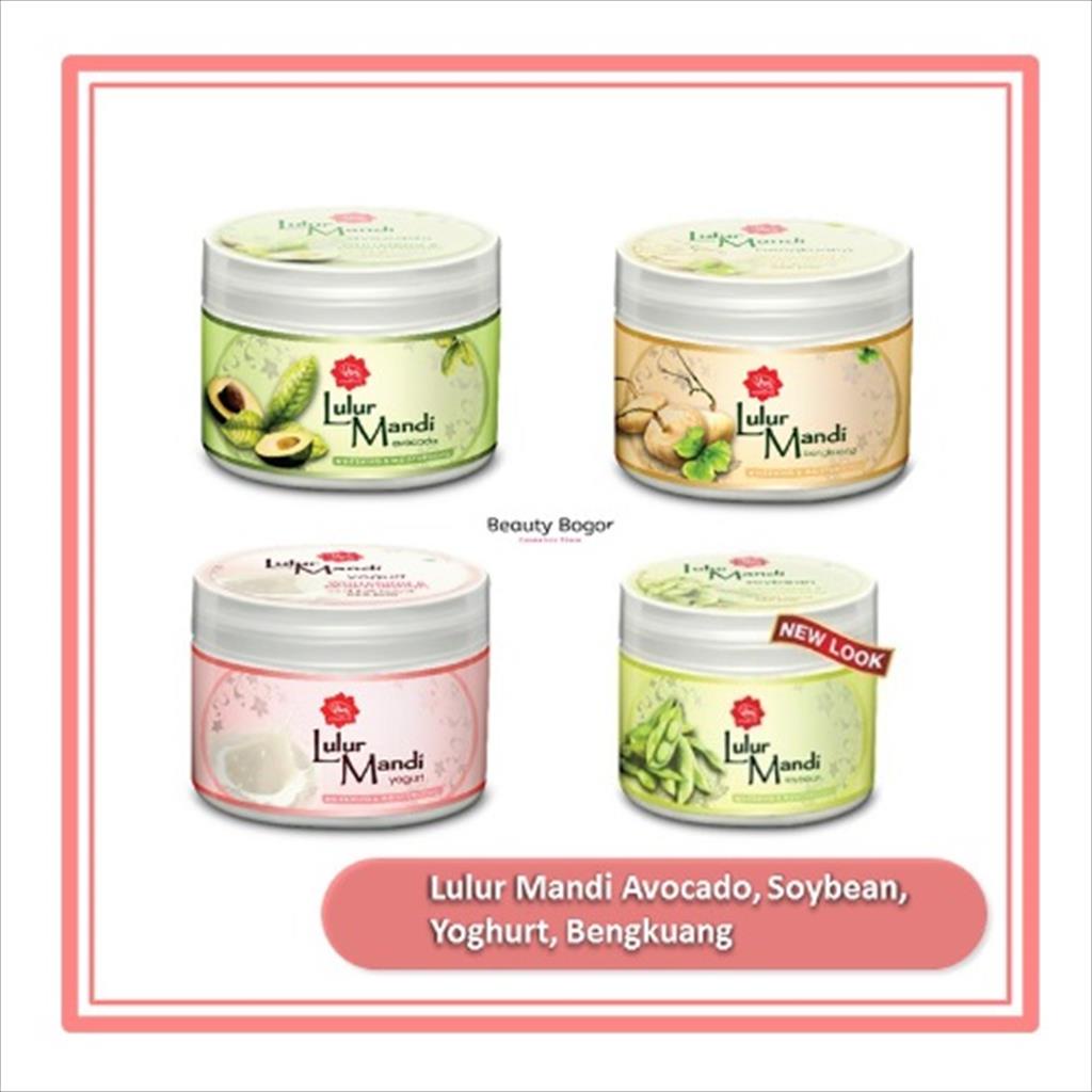 CUCI GUDANG Viva Lulur Mandi Avocado / Yogurt / Soybean / Bengkuang 225 gram BPOM Halal