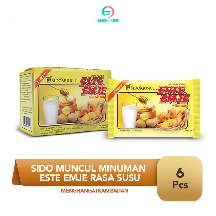 

Sido Muncul Minuman Este Emje Susu 6x5's Menghangatkan Tubuh