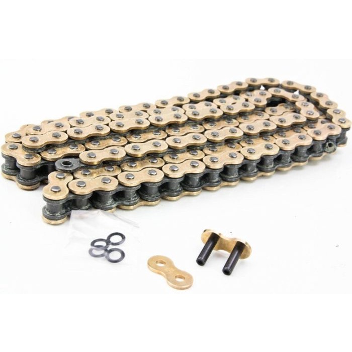 Rantai Full Gold - untuk segala jenis motor Gold 415H 428H 130L