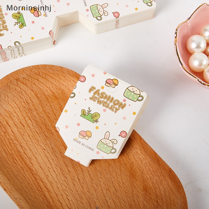 Mornin Tali Rambut Lucu Hair Clip Card Aksesoris Rambut Karton Display Kartu Label Packaging Hanging Tag Karton Label id