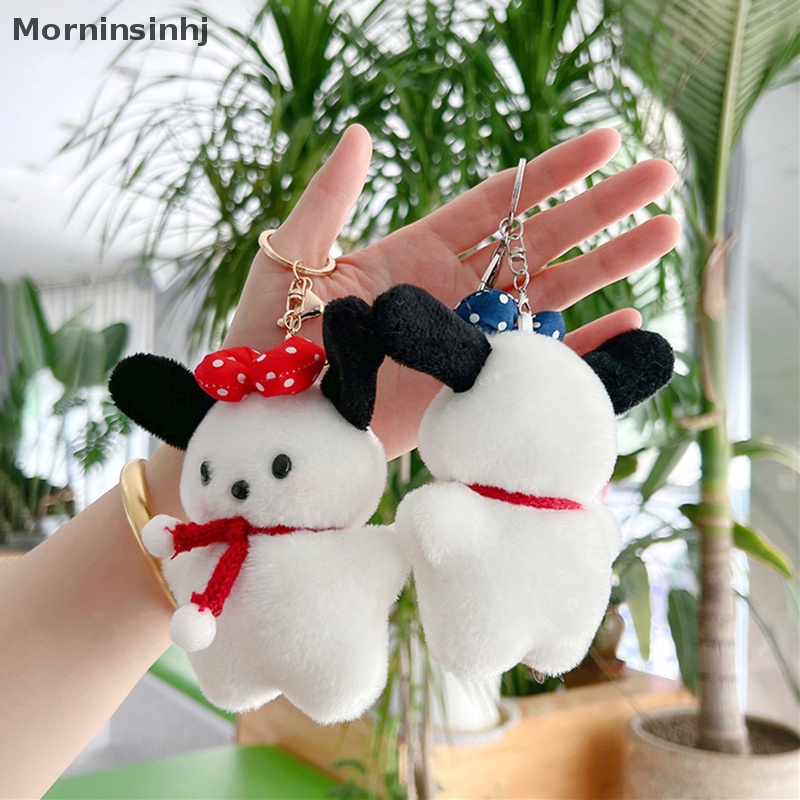 Mornin Tokoh Anime Kawaii Pochacco Plushie Boneka Liontin Gantungan Kunci Kartun Lucu Boneka Binatang Lembut Mainan Mewah Keychain id