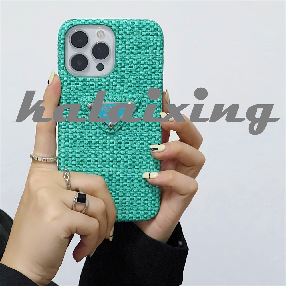 Casing Soft Phone Tekstur Warna-Warni Untuk iPhone 14 Pro Max 13 Pro Max 12 Pro Max11 Casing Soft Prada 3D