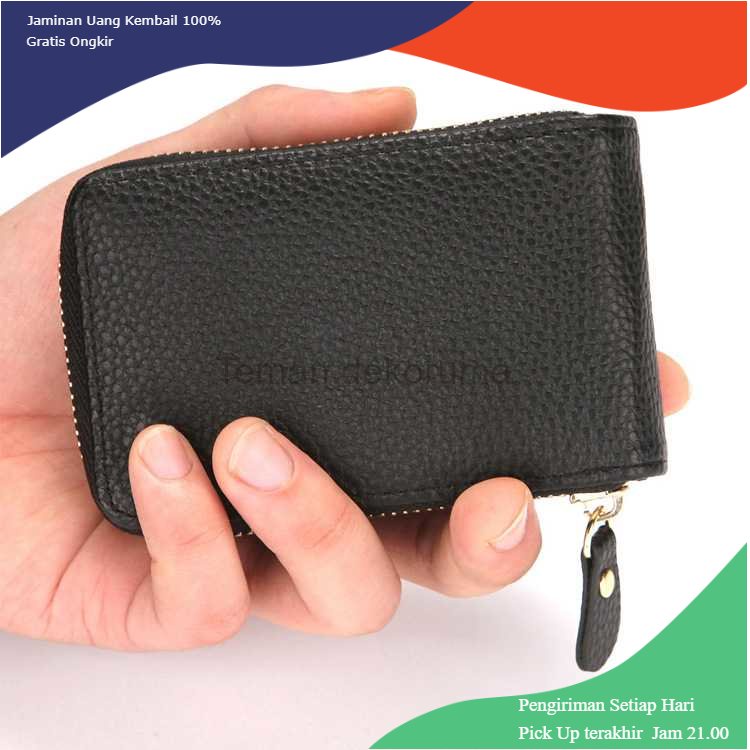 TD - DPR CUIKCA Dompet Kartu Travel Bahan Kulit PU Multifungsi - HF033