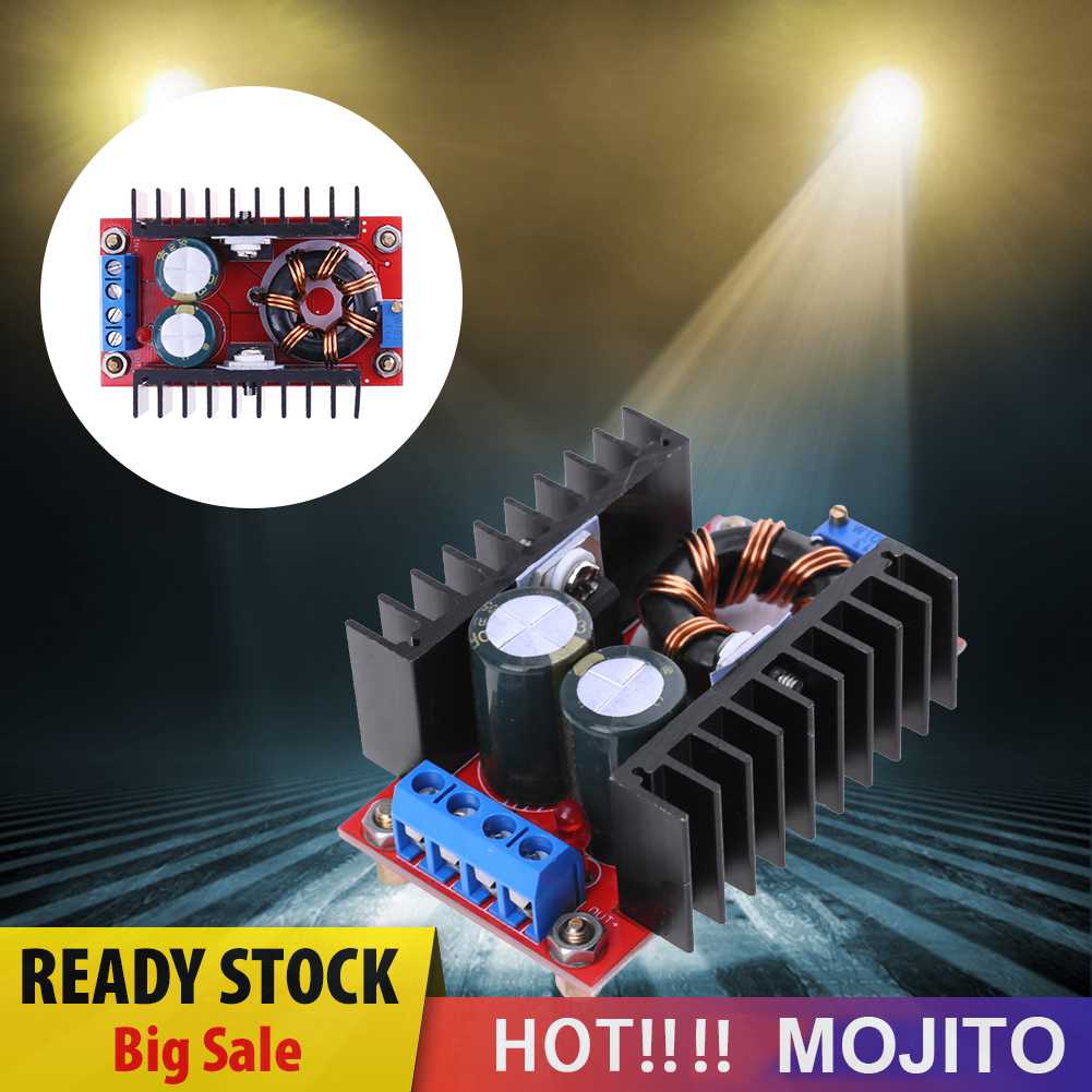 150w DC-DC Boost Converter Step Up Modul Power Supply Papan 10-32V Ke 12-35V