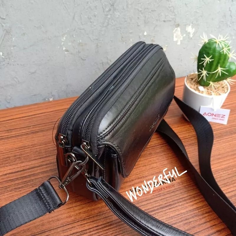 Handbag/Selempang Kulit Asli Sapi Pria/Wanita Kulit Import LX_Store
