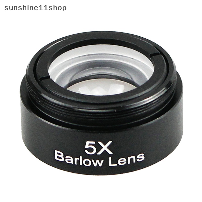 Sho Lensa Barlow 5X Untuk Apa Saja M28X0.6 Drat 1.25inch Teleskop Lensa Mata Astronomi N