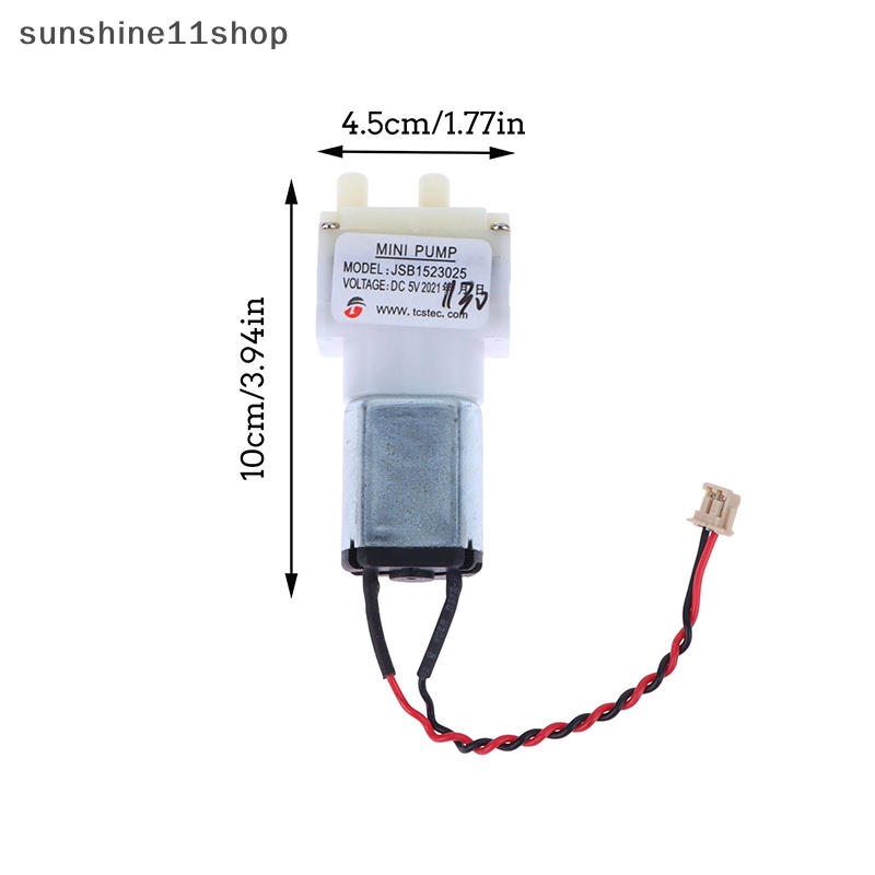 Sho 1pc030pompa Angin Diri Diafragma Kecil DC3-6V Pompa Vakum Mini Motor N