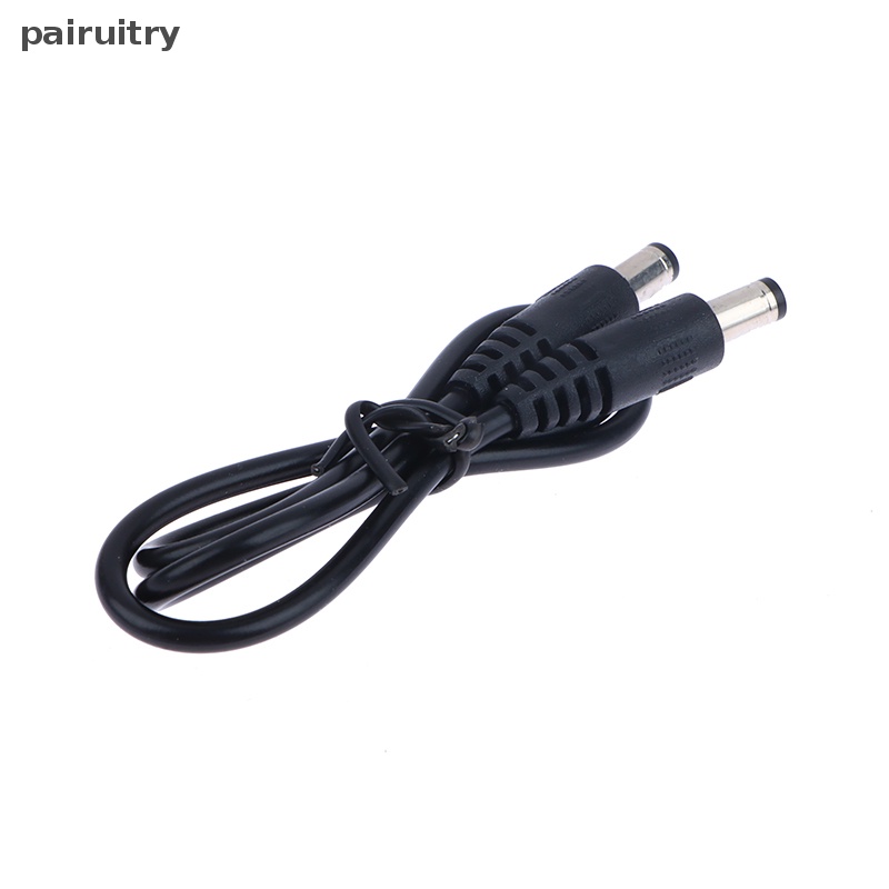 Prt Colokan Listrik DC 5.5 x 2.1mm Male To 5.5 x 2.1mm Male Kabel Konektor Adaptor CCTV 12V 10A Kabel Power Extension 0.5m PRT