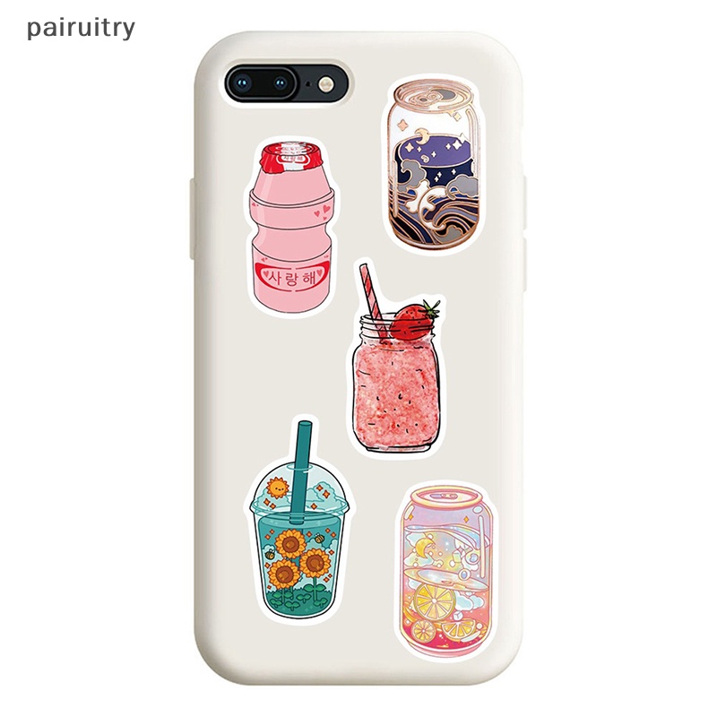 Prt 50PCS Lucu Botol Minum Stiker Kartun Decals Diary Scrapbook Laptop Ponsel Graffiti Sticker Koper DIY Kreatif Dekorasi PRT