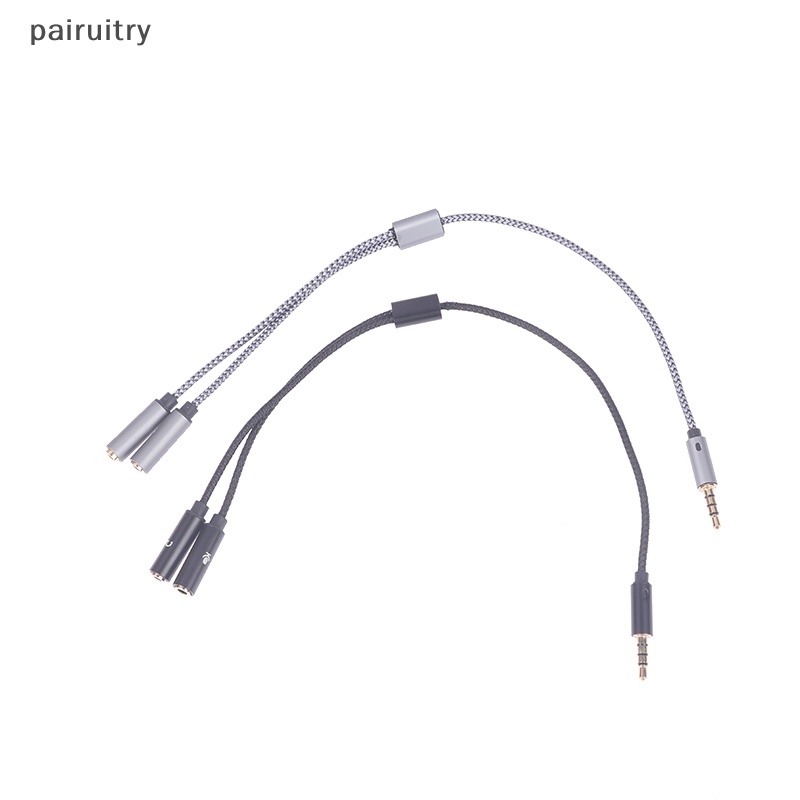 Prt Headphone Komputer Laptop 3.5mm 2-in-1 Adapter Kabel Handphone Adapter PRT