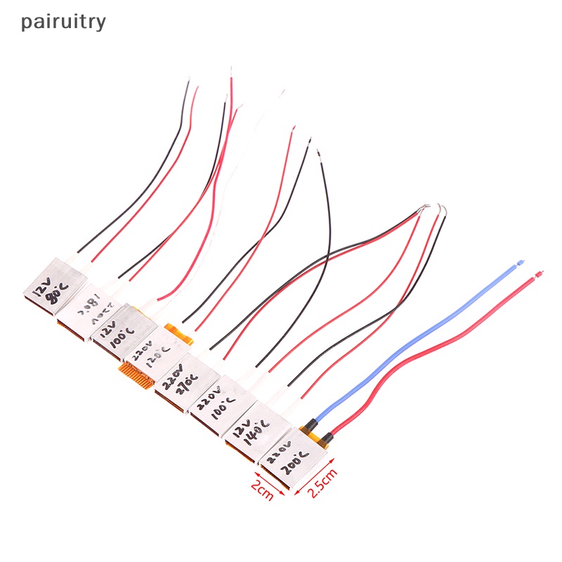 Elemen PRT Heag 12V /5V /24V /220V PTC Heag Plate Heater Suhu Konstan PRT