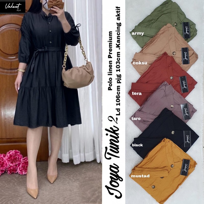 JOYA TUNIK 2 ORI VALENT | Polo Linen Premium