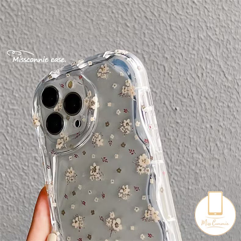 Bunga Segar Tulip Case Untuk Redmi 10A 9A 10a1 9 9T 10C A2 9C NFC Redmi Note9 10S 12 10 8 11s 11 10Pro Max POCO M3 Clear 3D Wavy Curved Edge Glossy Floral Soft Tpu Cover