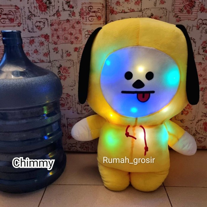 Boneka BTS Cooky Chimmy Tata Koya RJ Jumbo LED Unoffcial - CHIMMY JMB LED