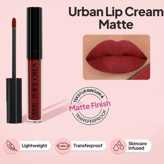 Implora Urban Lip Cream Matte - 01 dusky nude