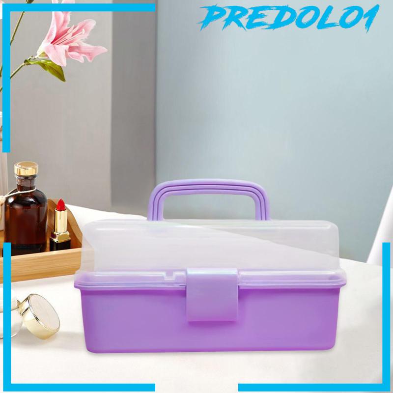 [Predolo1] Kotak Penyimpanan Portable Organizer Perlengkapan Menjahit Tahan Lama Untuk Perlengkapan Melukis