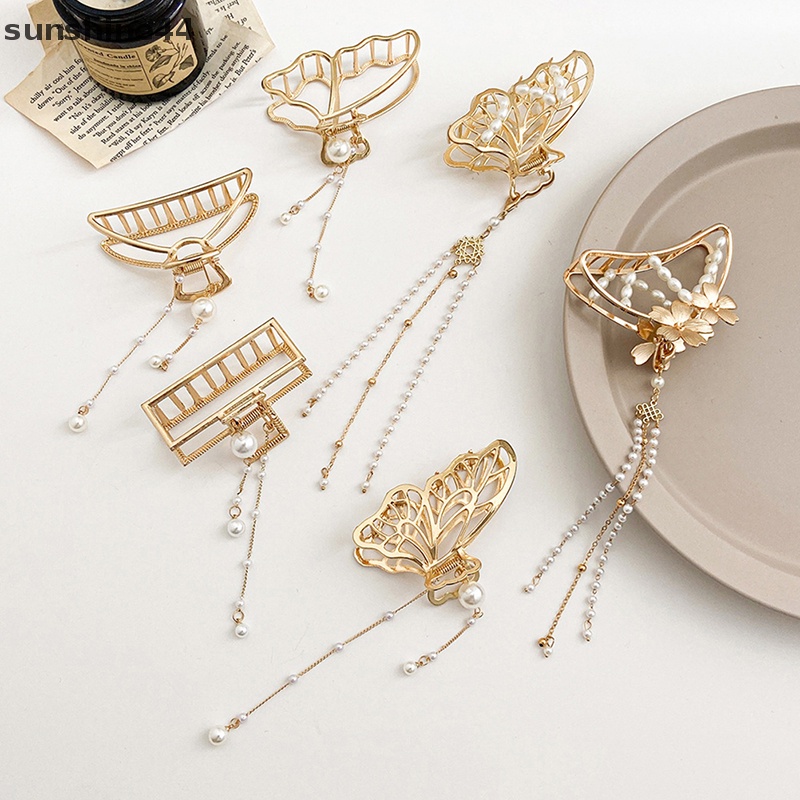 Sunshine 27emas Jepit Rambut Non-Slip Hair Pin Kuat Pegang Hair Claw Clips Untuk Wanita Perempuan ID