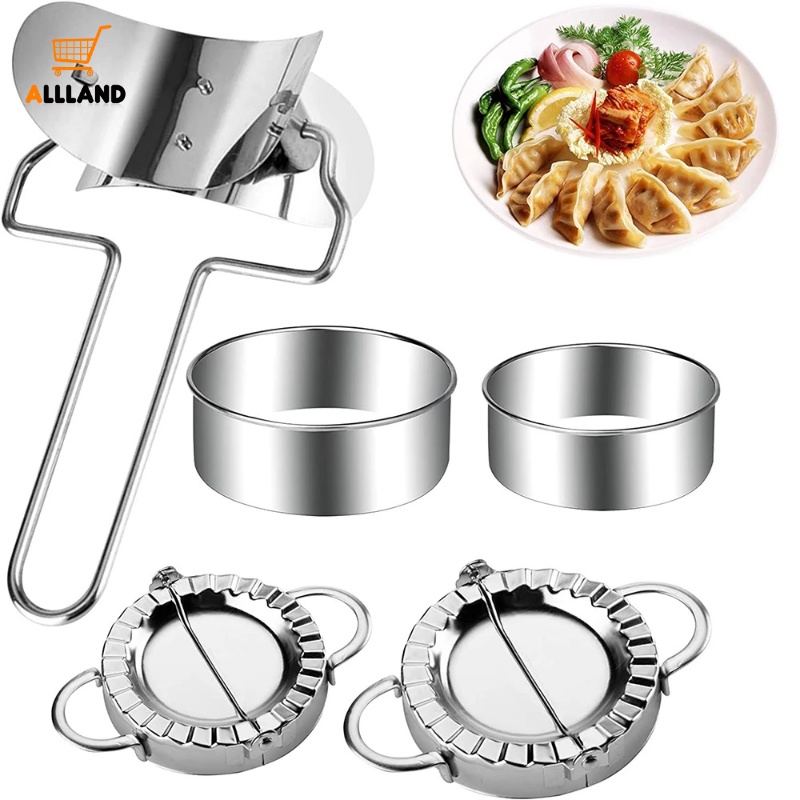 Stainless Steel Dumpling Maker/ Cetakan Pangsit Kulit/Empanadas Metal Alat Penekan Adonan/ Pastry Dapur DIY Aksesoris