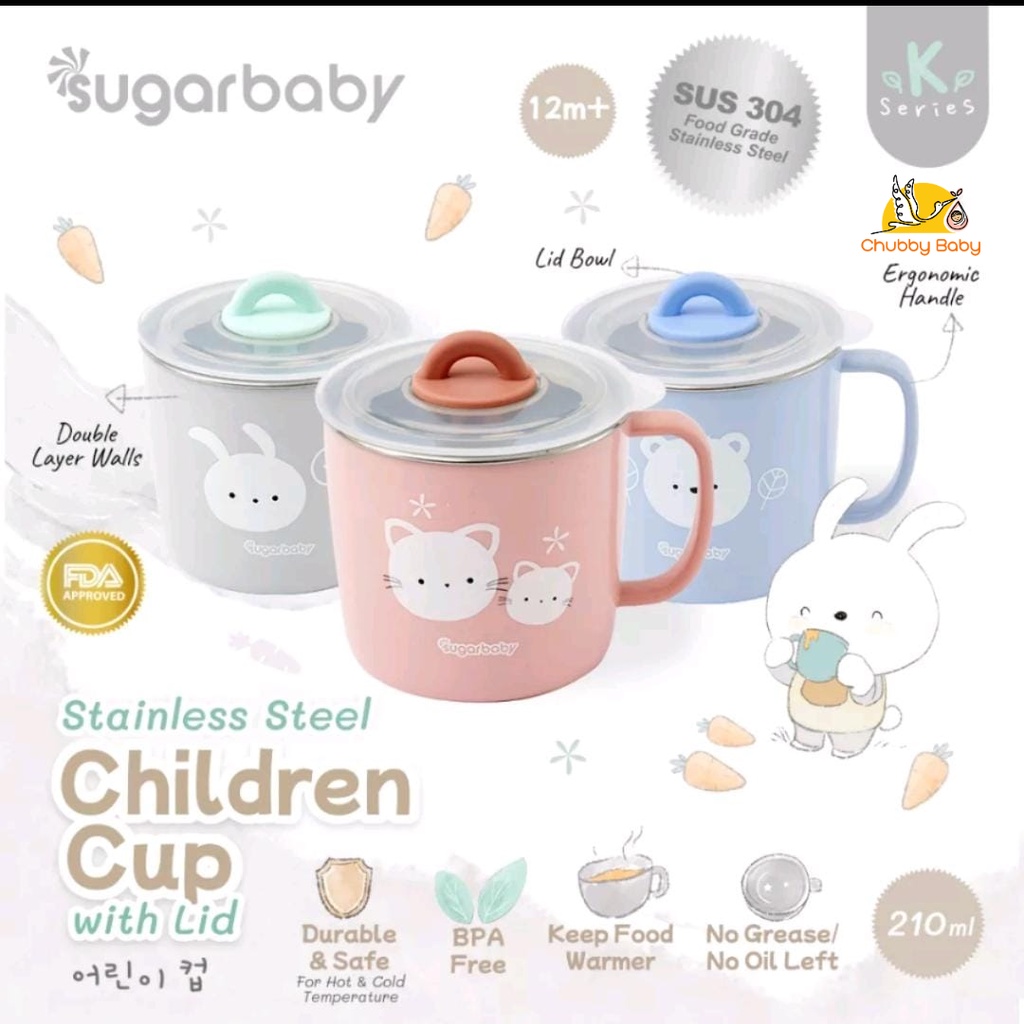 Sugar Baby - Stainless Steel Children Cup