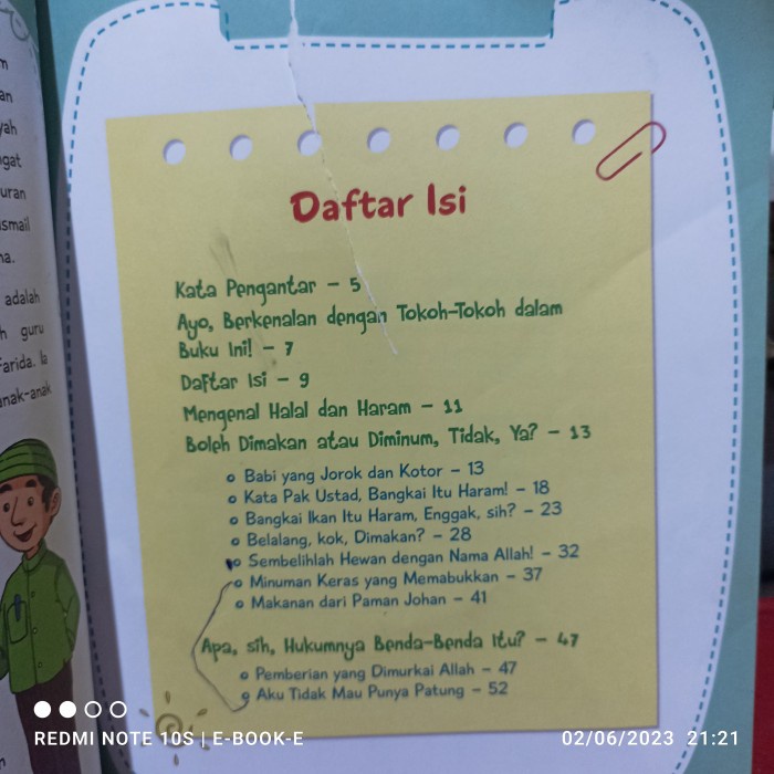 buku cerita anak islam halal atau haram 111 hal ada 1 lembar cacat