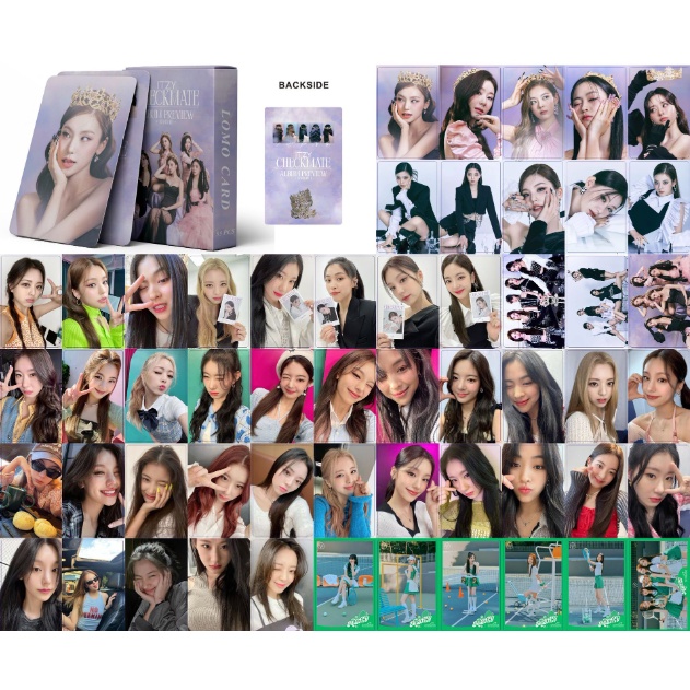 55pcs/box ITZY Photocards 2022 season's greetings Album LOMO Card Postcard ((In STOCK) Kpop fan)