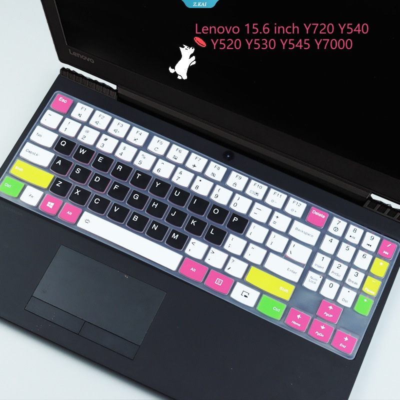 Laptop Ultra-Tipis Lembut Nyaman Cover Pelindung Cocok Model Lenovo 15.6 Inch Y720 Y540 Y520 Y530 Y545 Y7000 Casing Keyboard Case Silikon Tahan Air [ZK]