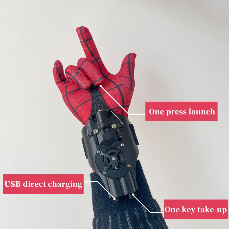 Peripheral Legends Spiderman Web Shooters Spider Sutra Peluncur Perangkat Tali Cosplay Props Mainan