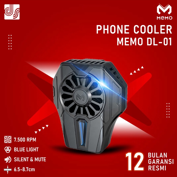 MEMO DL01 DL-01 Mobile Cooling Fan Cooler Radiator Kipas Pendingin HP