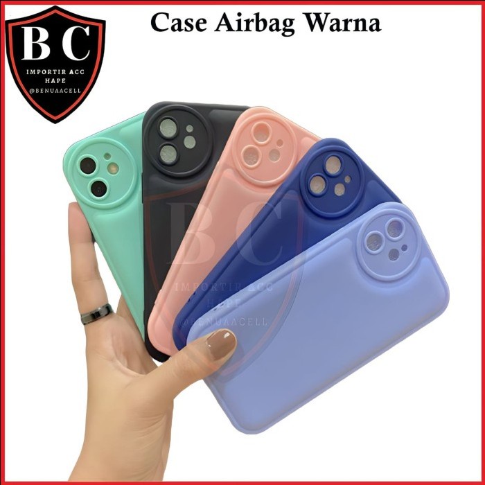 CASE AIRBAG WARNA FOR IPHONE 12 12 PRO 12 PRO MAX 13 13 PRO 13 PRO MAX