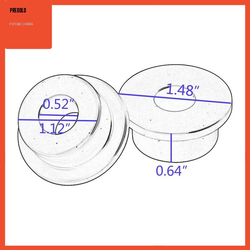 [Predolo] 4pcs Stang Riser Bushing Pengganti 1973-2017