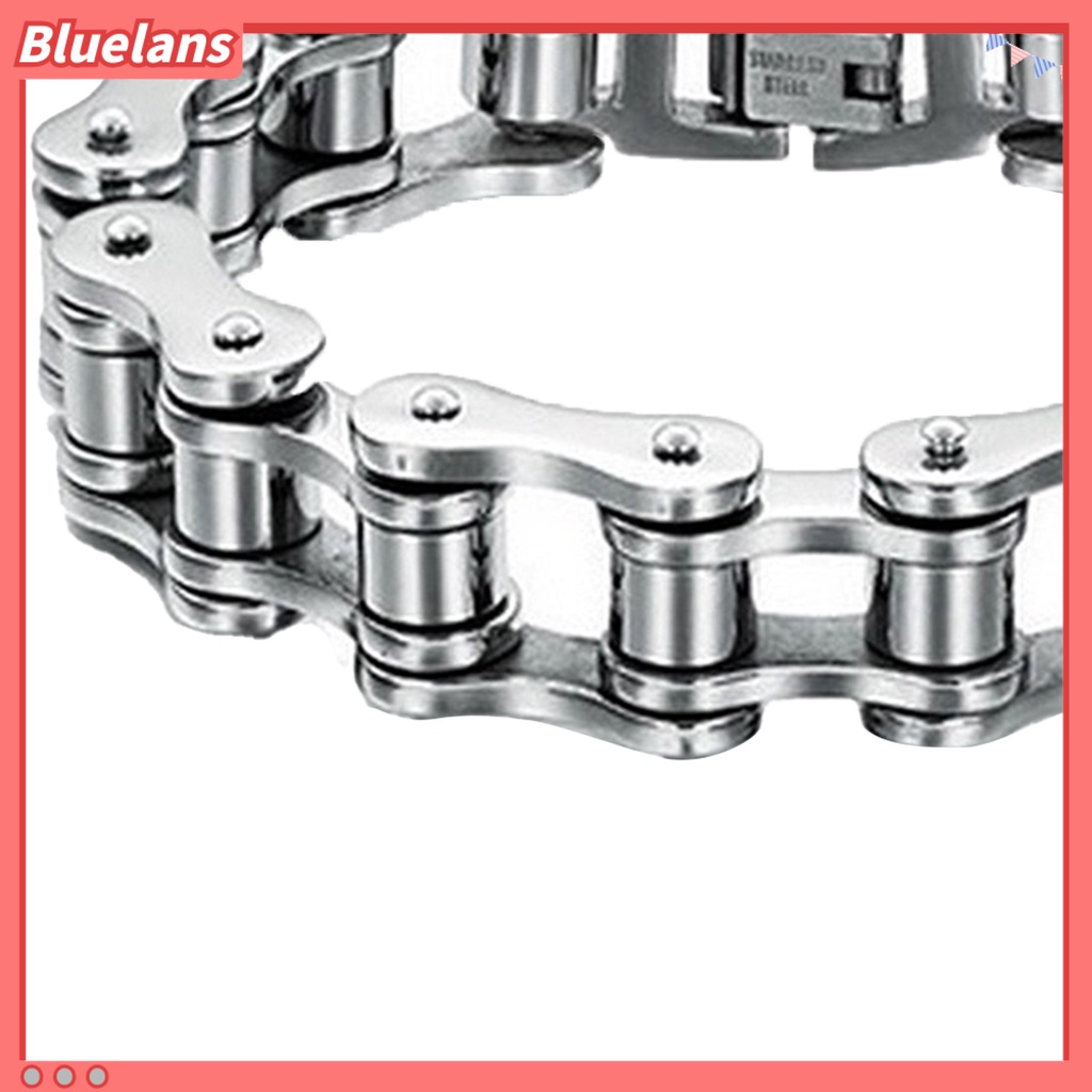 [BLS] Gelang Tangan Rantai All-match Tahan Lama Warna Solid Khusus Pria Untuk Hadiah