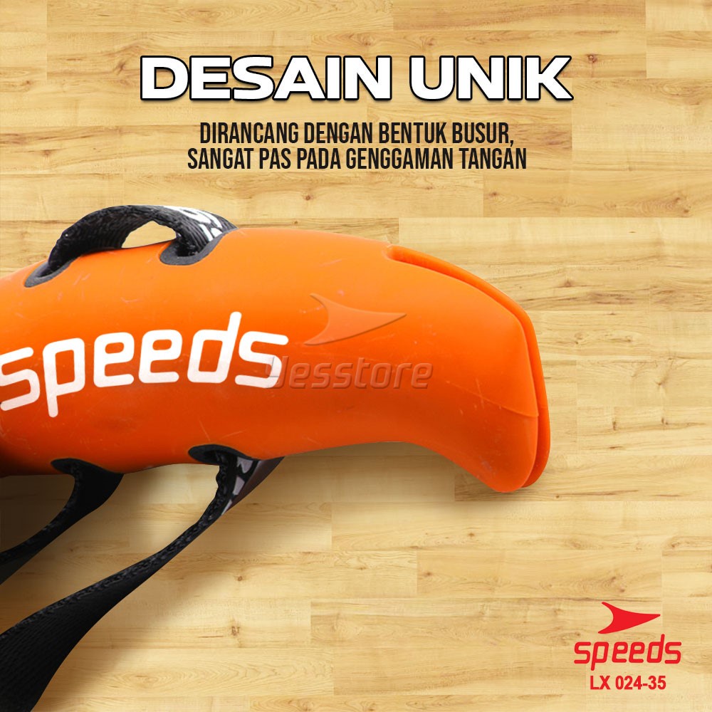SPEEDS Horn Fitness Handles Grip Fitnes Handle Pull Up Weight Lifting Support Perlengkapan Gym  024-35