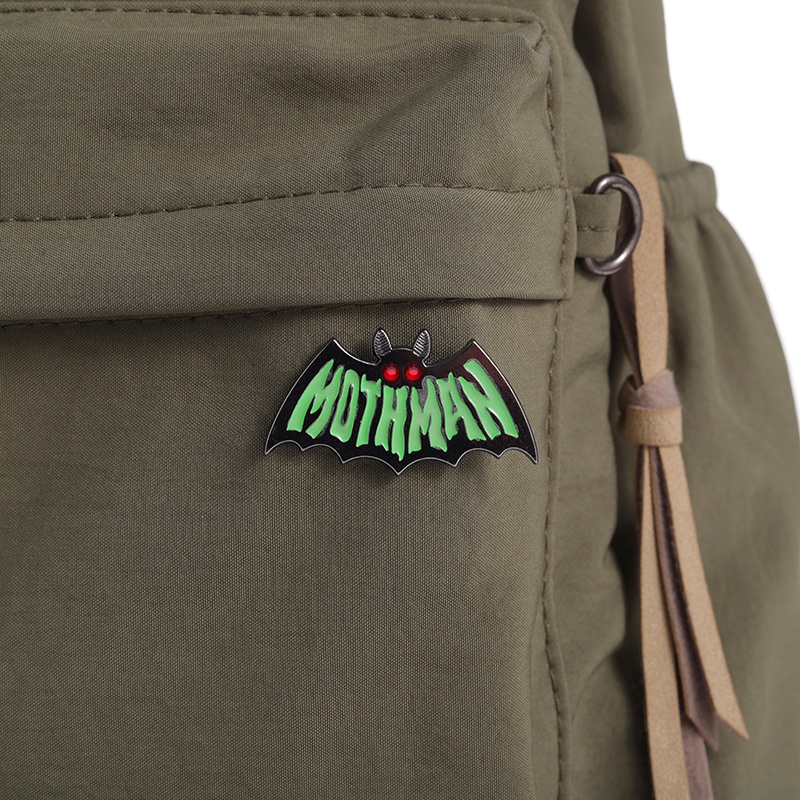 Mothman Series Lapel Pin Kartun Batman Enamel Bros Ransel Lencana Hadiah Untuk Teman