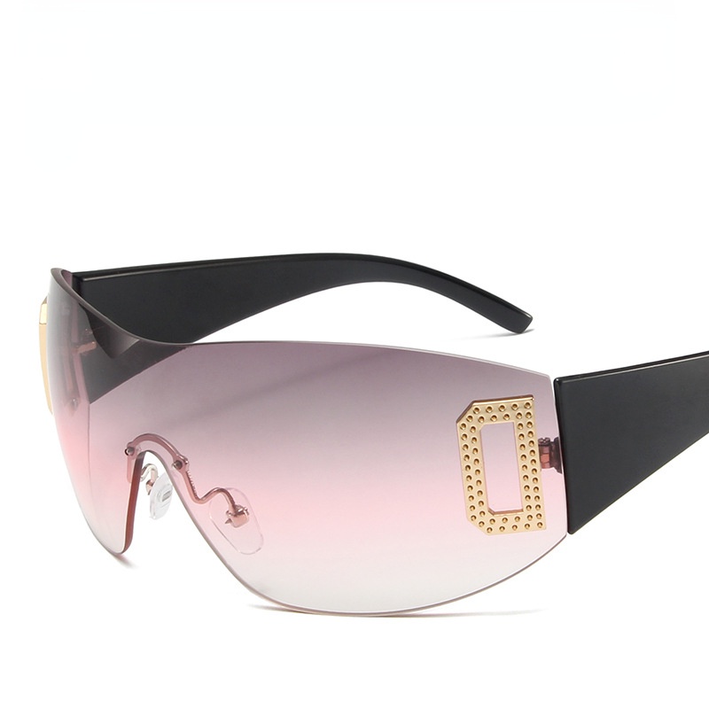 Fashion Square Aesthetic Shades Sunglasses Untuk Wanita/Men Metal Frame Sunglasses Eyewear