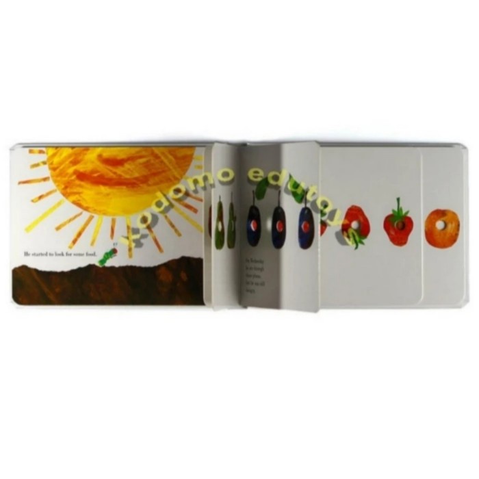 The Very Hungry Caterpillar by Eric Carle,Buku  Anak
