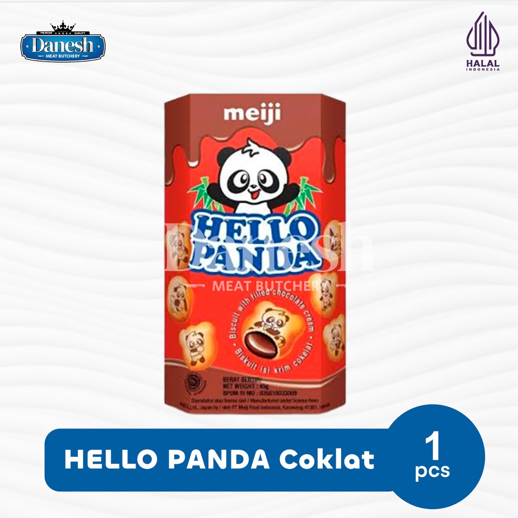 Hello Panda Coklat Cream Biskuit 45gr Meiji