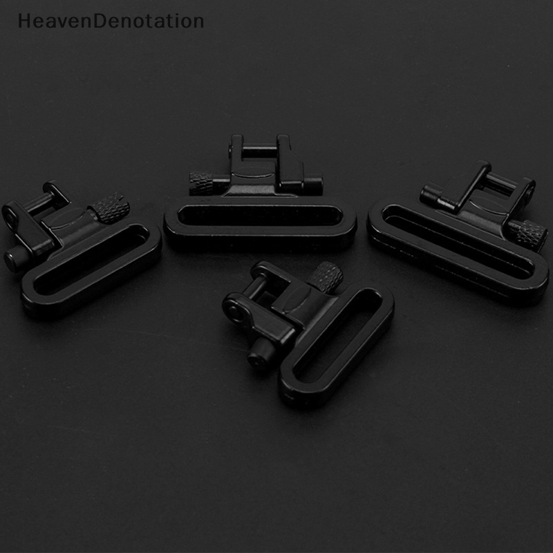 [HeavenDenotation] 1pcs Tactical Rifle Sling Swivels Mount Adapter Attachment Clips Heavy Duty 300lb Quick Detach Outdoor Hung Gun Aksesoris HDV