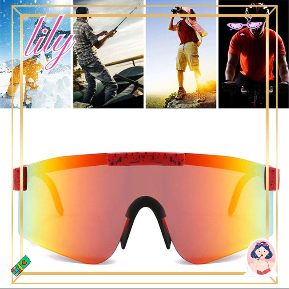 Lily Cycling Polarized Sports Sunglasses Tahan Debu Outdoor Untuk Pria Wanita Sports Eyewear Glasses