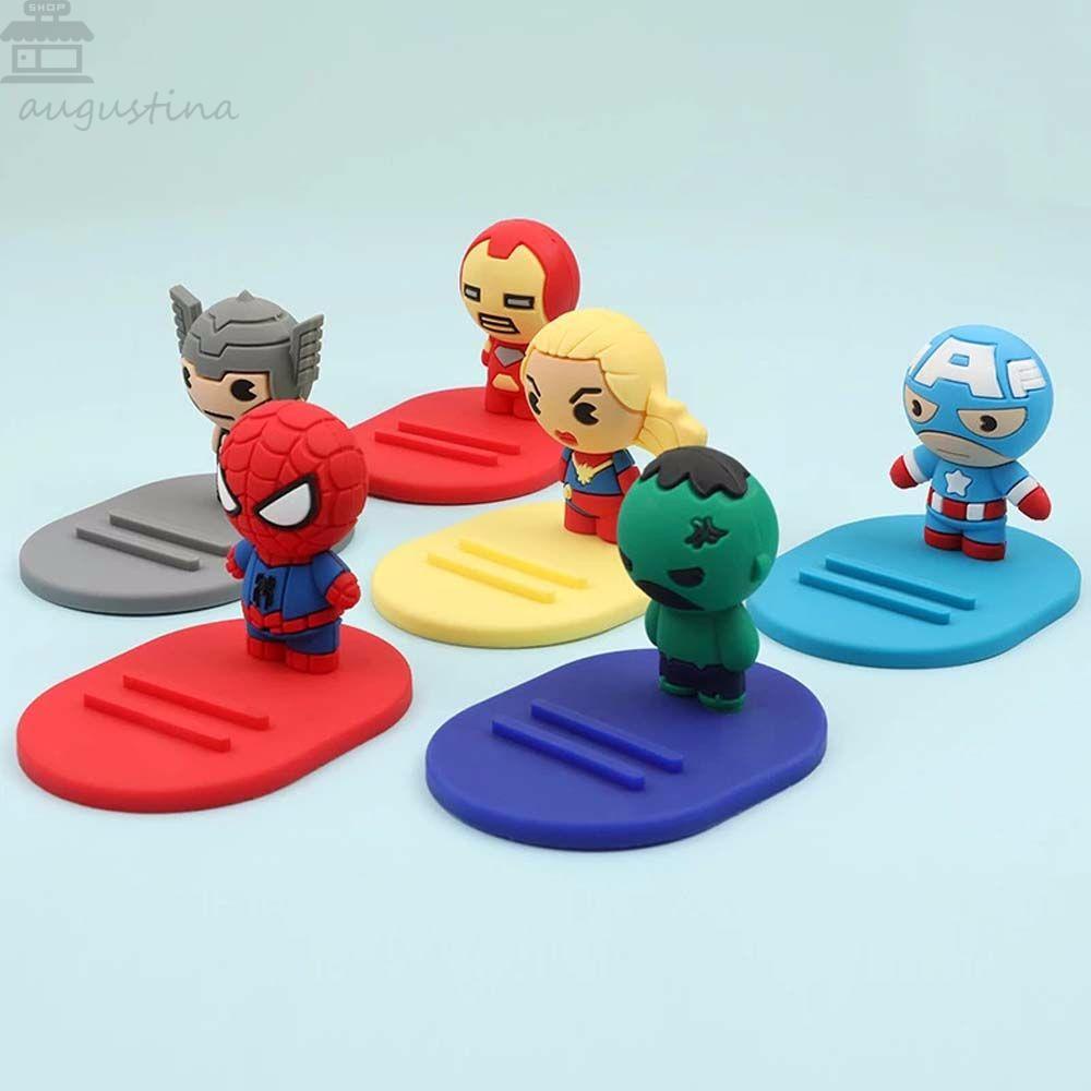 Augustina The Avengers Universal Marvel Desk Mount Captain America Penyangga Meja Tablet Bracket Dudukan Handphone