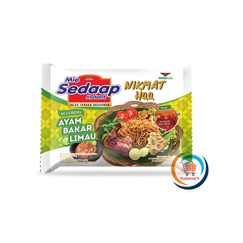 

Mie Sedaap Ayam Bakar Limau 89 gr (Isi 10 pcs)
