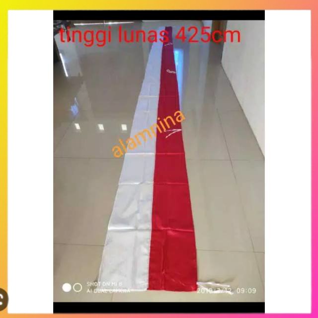 [ BISA COD ] Umbul umbul bendera merah putih Bendera Umbul-umbul merah putih panjang 4m & 5m | Bende