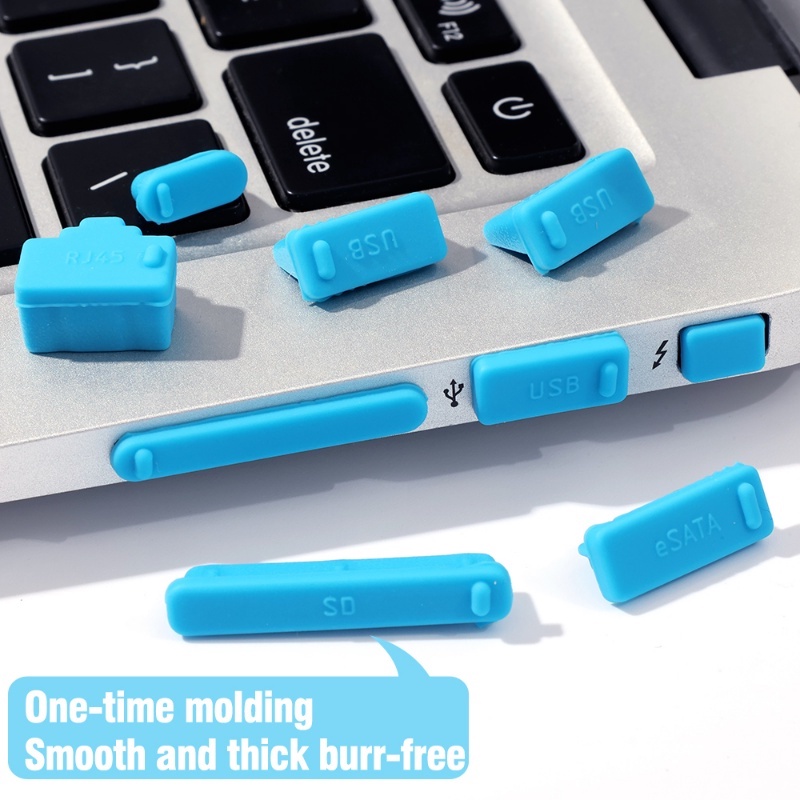16pcs /set Notebook Plug Stopper Tahan Debu/ Universal USB Silikon Penutup Colokan Debu