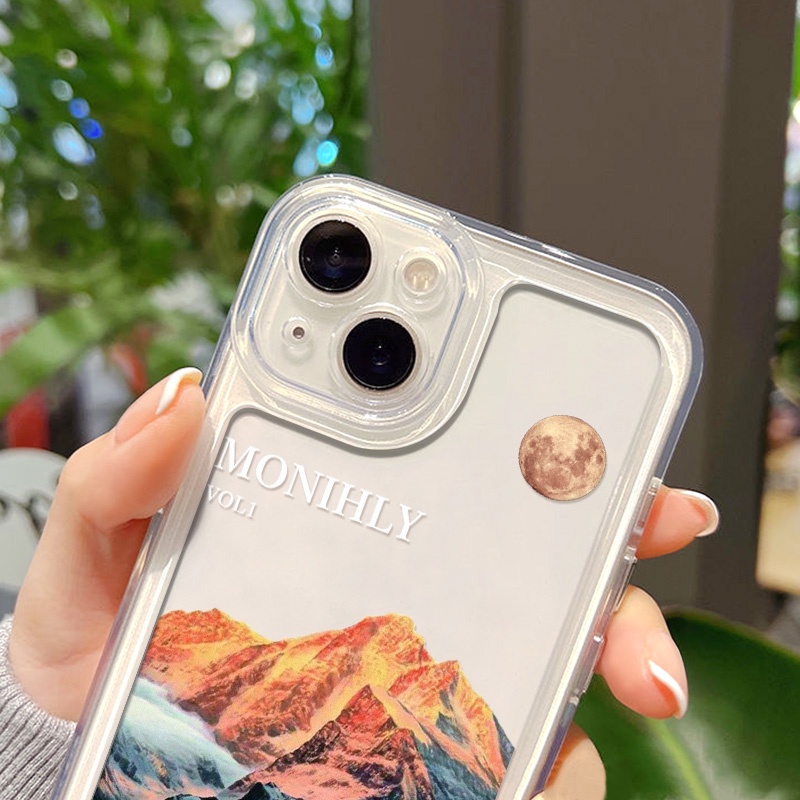 Case Pemandangan Khusus Untuk Vivo S12 S15 S6 S7 S9 S9E S10 5G S10 Pro X30 X30 Pro X50 X60 X70 X80 X27 V23 Pro V23E Iqoo 56 Neo5 Neo6 8 8 Pro Z6 U5 Akrilik Space TPU Belakang Sarung