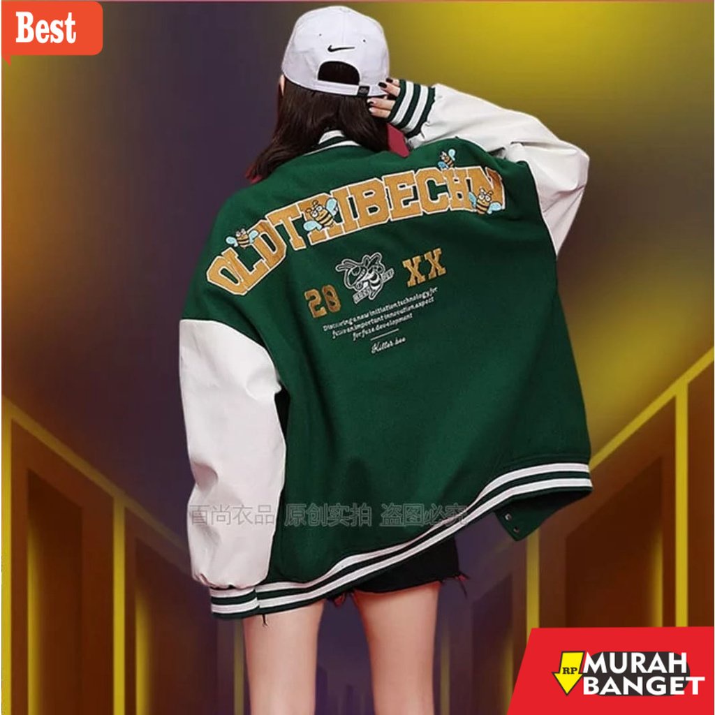 Jaket kulit pria terbaru- Sjf - Jaket Baseball Varsity 20XX - Jaket Varsity Baseball - Jaket Varsity