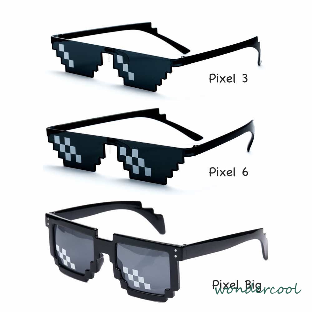 Kacamata Hitam Mosaic Fashion Retro Gaya Sunglasses Untuk Pria Dan Wanita-Won