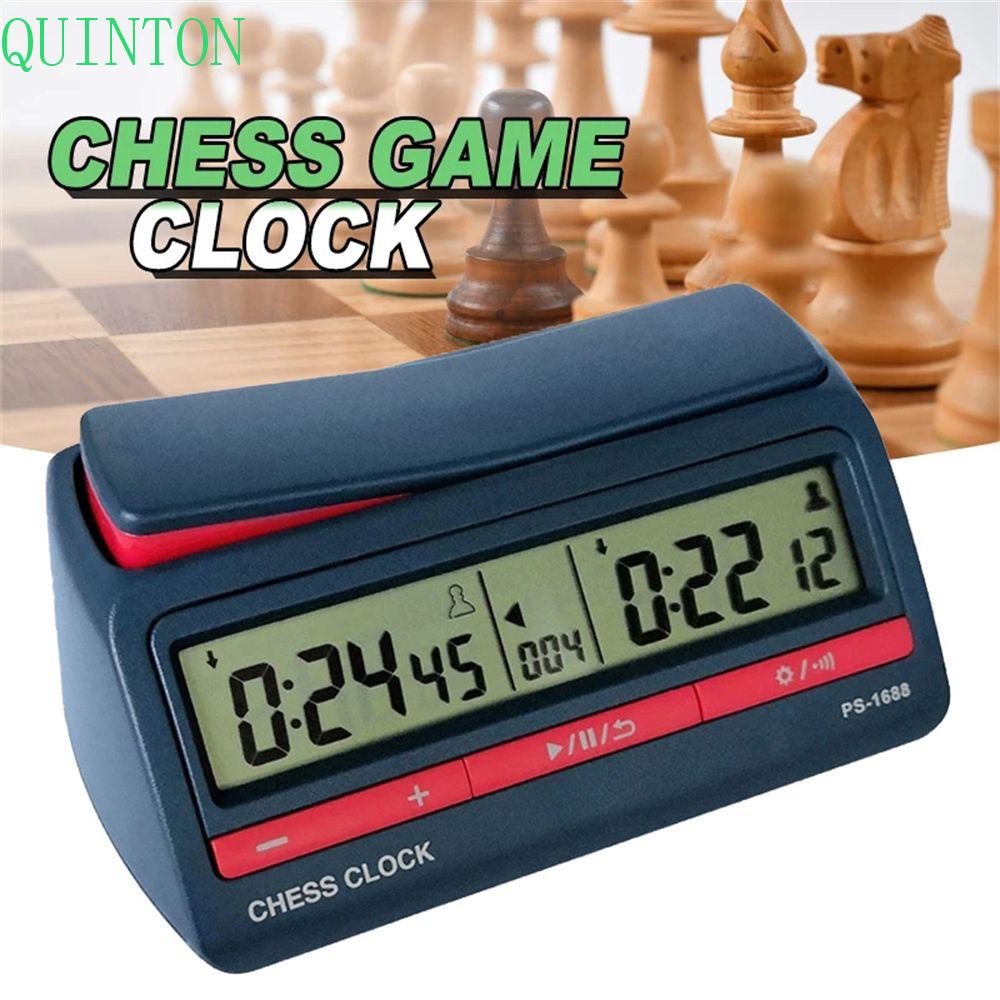 Jam Catur QUINTON Hiburan Catur Lomba Catur Internasional Checkers Papan Aksesori Catur Papan Main Game Aksesori Game Timer Game