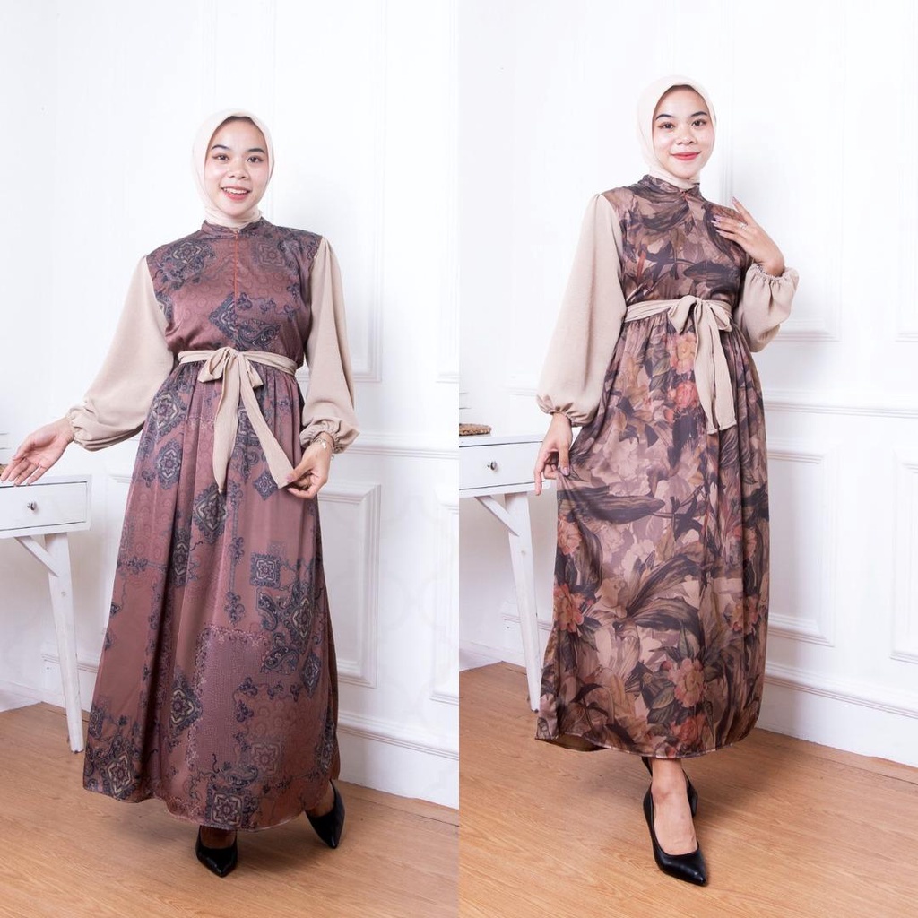 BEFAST - ZNF DRESS MAXY MESYA / GAMIS ARMANY / Fashion Wanita Muslimah / Dress Lengan Panjang Keluaran Terbaru / Outfit Wanita Hijab Style / Gamis Kondangan Wanita Formal / Terlaris