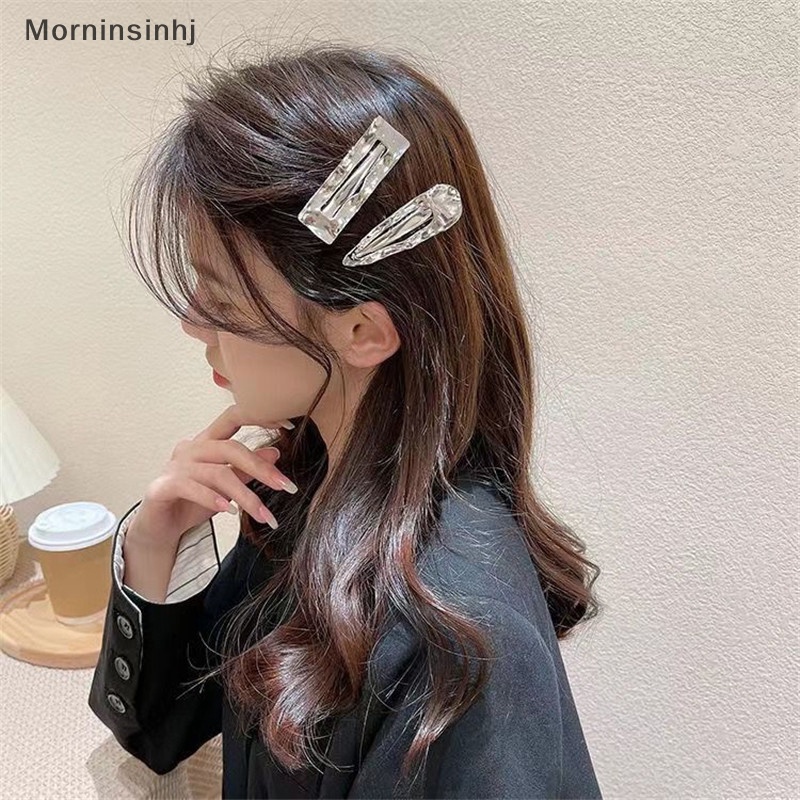 Mornin 1pcs Fashion Logam Geometris Rambut Klip Wanita Jepit Rambut Hiasan Kepala Chic Barrette Gadis Aksesoris Rambut Hadiah id