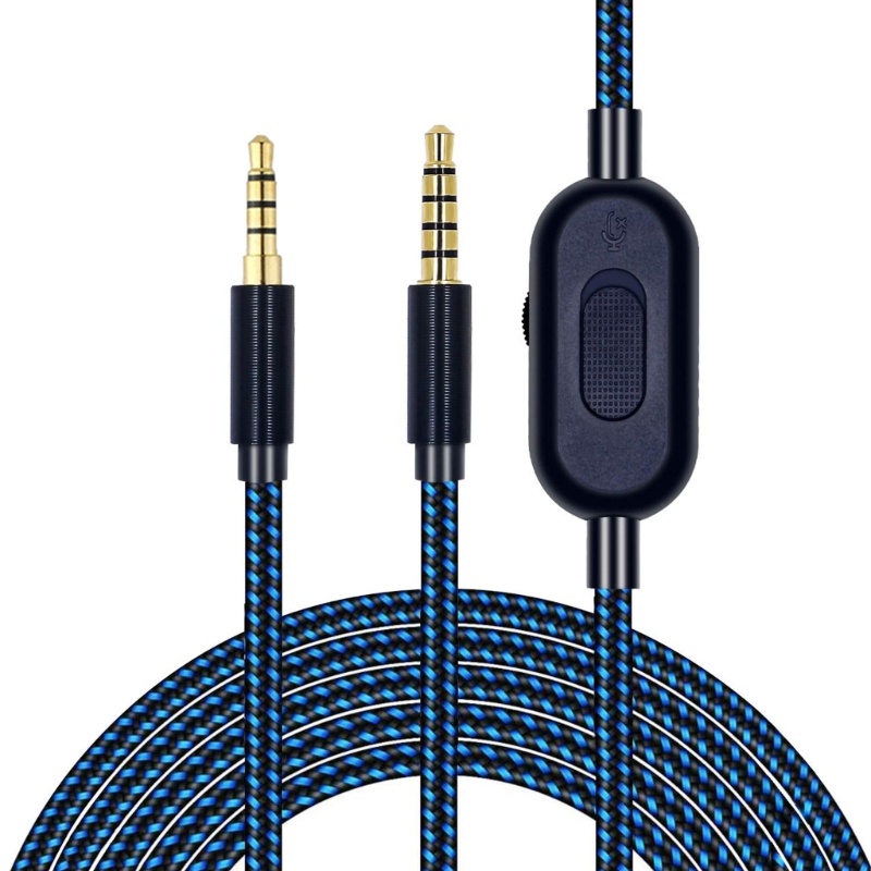 Bt Untuk Headset AstroA10 A40 Dengan Kontrol Volume Tombol Mute Kabel Nylon Braided